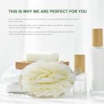 4-Pack Exfoliating Bath Shower Pouf Sponges