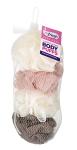 4 Pack Exfoliating Bath Loofah Sponges
