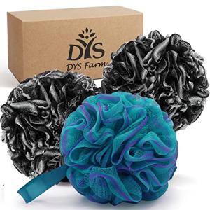 Large Mesh Bath Pouf for Silky Smooth Skin