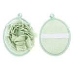 Sibba Exfoliating Loofah Bath Scrubber - Green