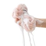 3pcs Exfoliating Back Scrubber Shower Pouf Set