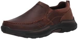 Skechers Men's Seveno Dark Brown Moccasins, 9 UK