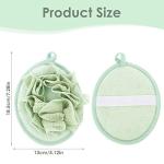 Sibba Exfoliating Loofah Bath Scrubber - Green
