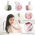 6-Pack Mesh Pouf Balls for Exfoliating Skin