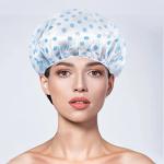 6 Pack Waterproof Shower Caps for Long Hair