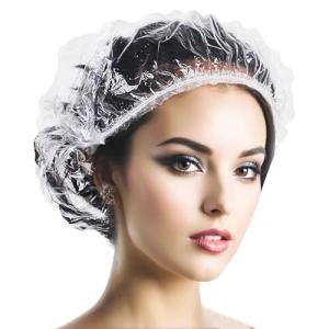Disposable Waterproof Shower Caps for Home or Travel