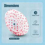 Nimxy Waterproof Reusable Shower Caps Pack of 4