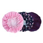PrettyDate Waterproof Shower Cap Set for Women