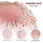 2 Pack Waterproof Shower Caps for Women