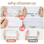 100 Disposable Unisex Shower Caps for Hair Care