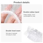 100 Disposable Waterproof Shower Caps for All