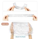 100 Disposable Unisex Shower Caps for Hair Care