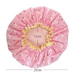 2 Pack Waterproof Shower Caps for Women