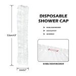 100PCS Waterproof Disposable Shower Caps for Home & Spa