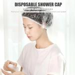 100 Disposable Waterproof Shower Caps for All
