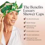 Stylish Waterproof Shower Caps for Men and Women