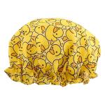 Waterproof Shower Cap with Elastic Lining - 3 Prints