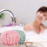 2 Pack Waterproof Shower Caps for Women