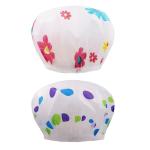 Set of 6 Waterproof Reusable Shower Caps