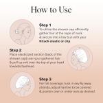 Stylish Waterproof Shower Caps for Men and Women