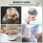 100PCS Waterproof Disposable Shower Caps for Home & Spa