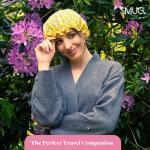 Waterproof Shower Cap with Elastic Lining - 3 Prints