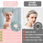 Waterproof Double Layer Shower Cap for Women