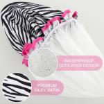 Abeillo 4 Pack Reusable Waterproof Shower Caps