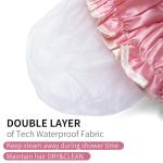 Reusable Double-layer Shower Caps for Everyone