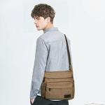 JAKAGO Canvas Messenger Bag for Travel and Everyday Use