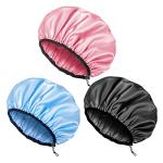 Adjustable Extra Large Waterproof Shower Cap for Women