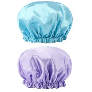 G2PLUS 32CM Reusable Shower Caps for Long Hair