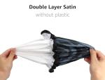 Luxury Satin Shower Caps for Long Hair