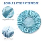 G2PLUS 32CM Reusable Shower Caps for Long Hair