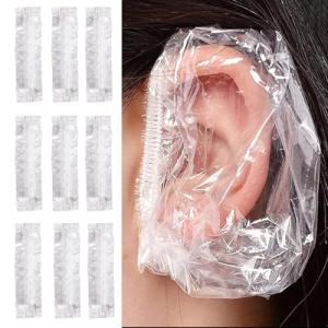 100 Pack Colorful Disposable Shower Caps