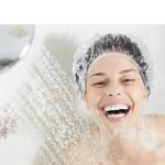 100 Disposable Waterproof Shower Caps for Home & Spa