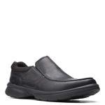 Clarks Men's Black Leather Bradley Loafers, Size 7.5