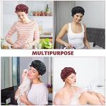 Stylish Waterproof Shower Caps - 2 Pack