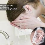 100 Pack Colorful Disposable Shower Caps