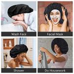 Auban XL Waterproof Shower Cap for Long Hair