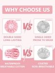 Reusable Waterproof Shower Caps for Women - Pink