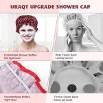 Stylish Waterproof Shower Caps - 2 Pack