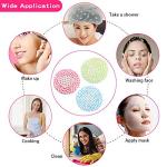 3-Pack Waterproof Shower Caps for Long Hair