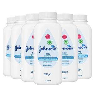 Johnson's Baby Powder Talc - Pack of 6