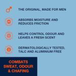 No Hair Crew Fresh Body Powder for Men