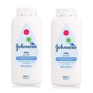 Johnson's Baby Talcum Powder 2-Pack for Delicate Skin