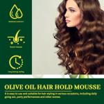 Natural Olive Oil Hair Mousse for Styling