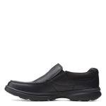 Clarks Men's Black Leather Bradley Loafers, Size 7.5
