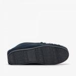 Navy Suede Leather Moccasins for Men, Size 9