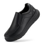 FitVille Men's Comfortable Wide Fit Loafers - Black